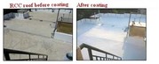 Water Proofing Cum Heat Insulation of Concreat Slab , Roof Top , etc.