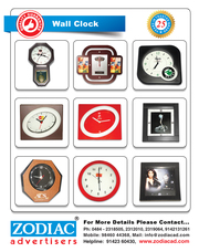 zodiac for  corporate gifts Wall clock