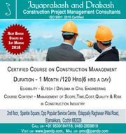 1 Month Certified Course on Construction Management