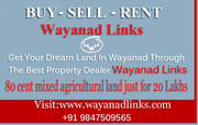  80 cent mixed agricultural land just for 20Lakhs in Wayanad