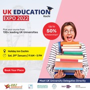 UK Education Expo 2022 in Kochi,  India