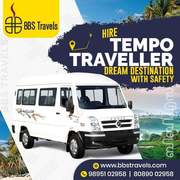 Hire a  Tempo Travelers for Tours & Travels with BBS Travels